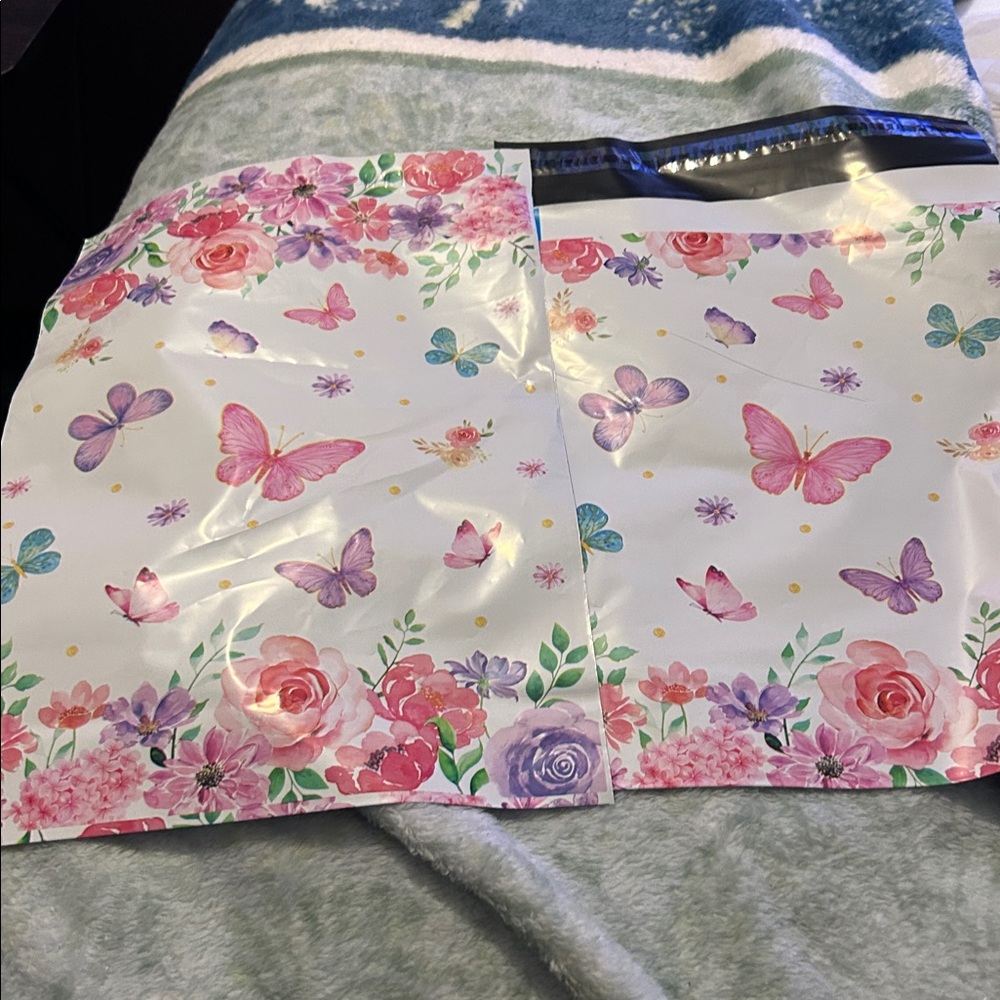20 butterfly poly mailers